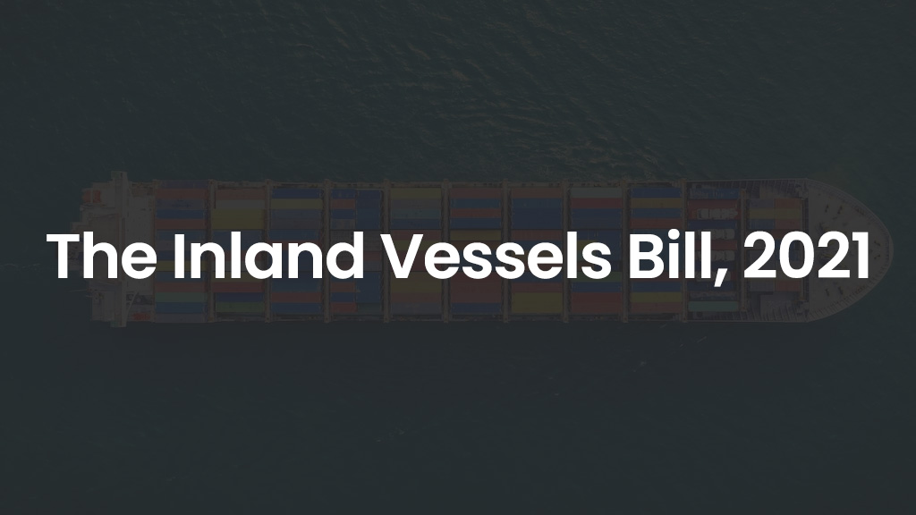 The Inland Vessels Bill, 2021